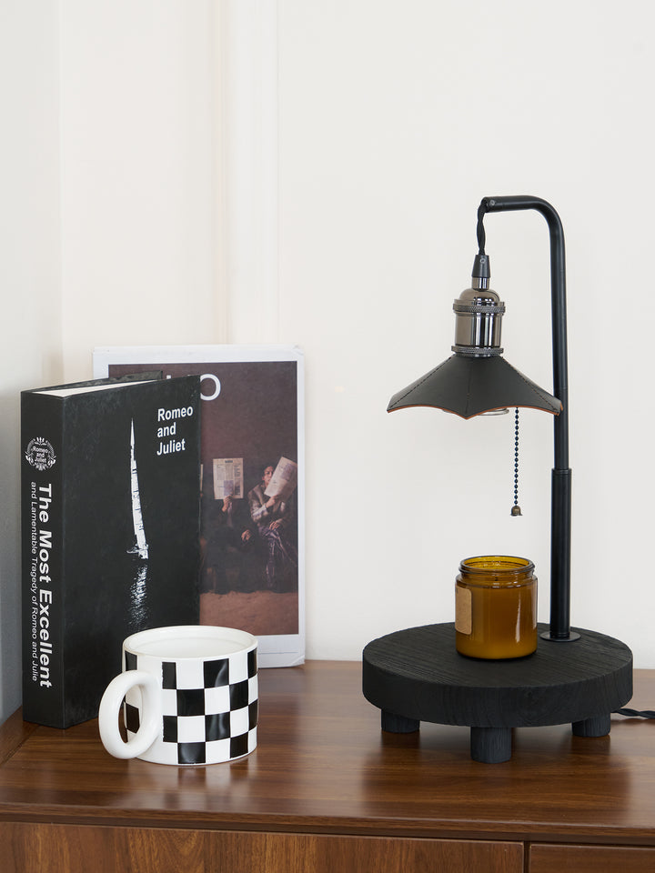 Cordero Wooden Stool Table Lamp - Vakkerlight