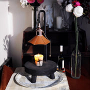Cordero Wooden Stool Table Lamp