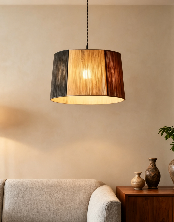 Cordova Rope Drum Pendant Light