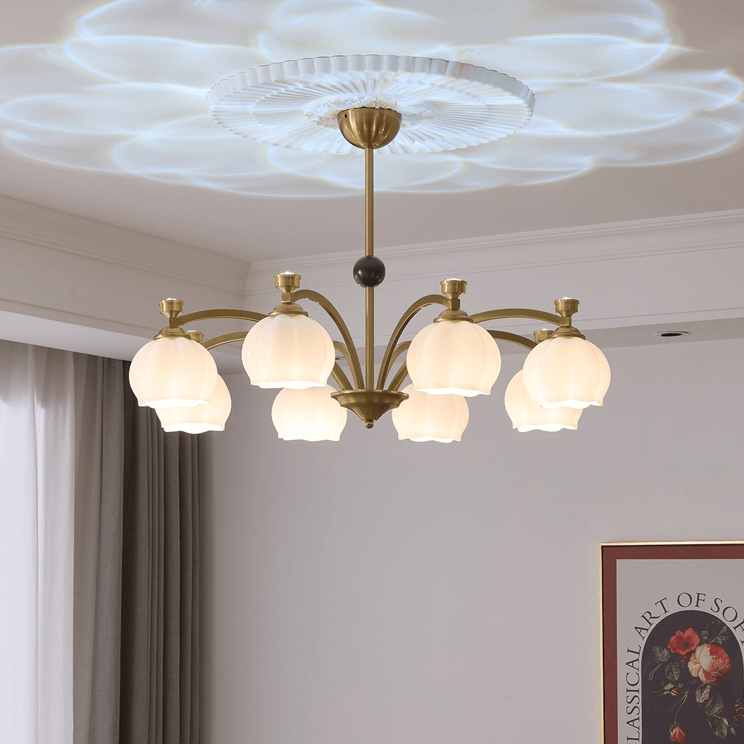 Corinne Arc Chandelier - Vakkerlight