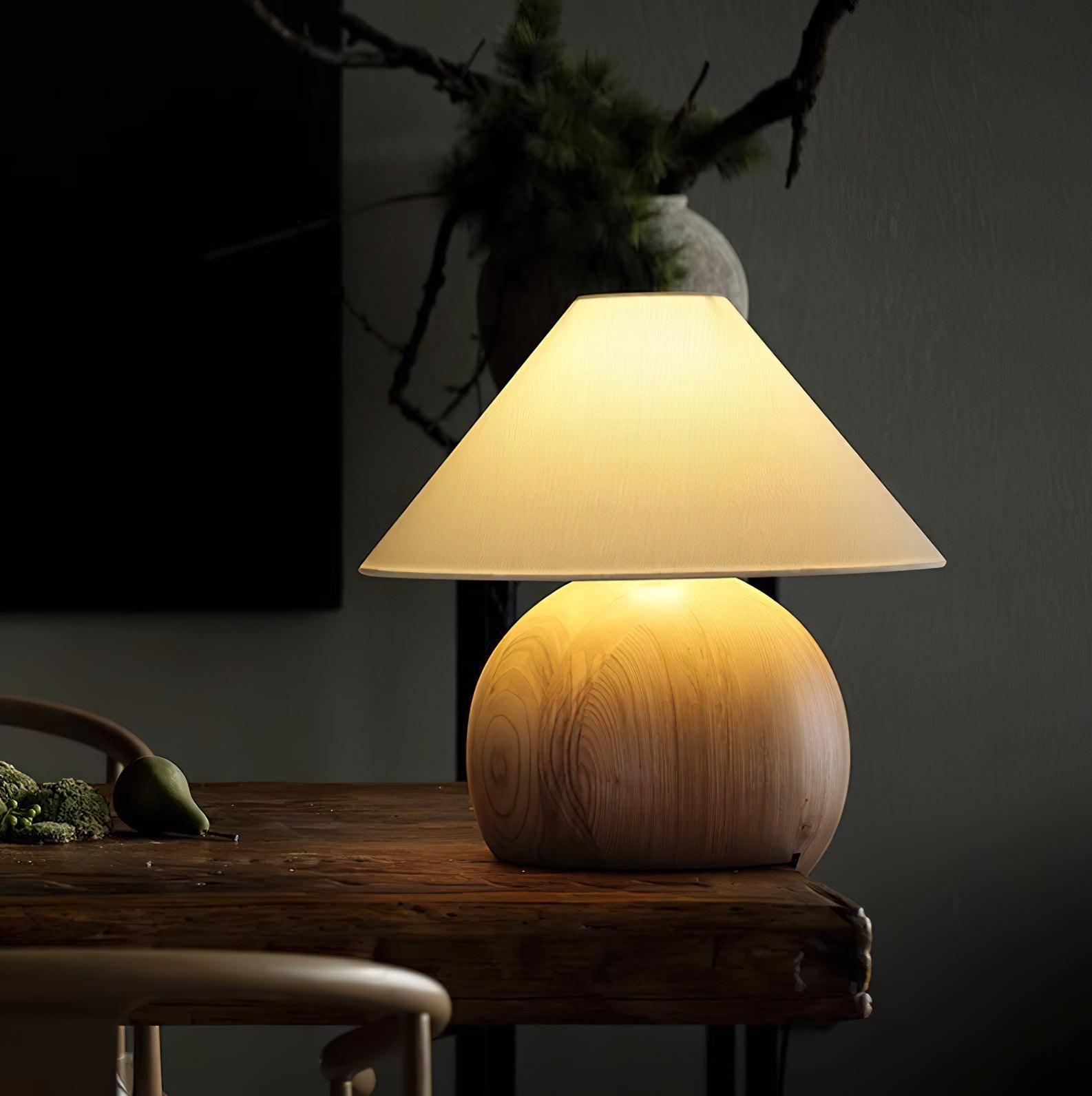 Rustic Corner Lamp Corner Log Table Lamp – Vakkerlight