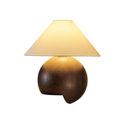 Corner Log Table Lamp