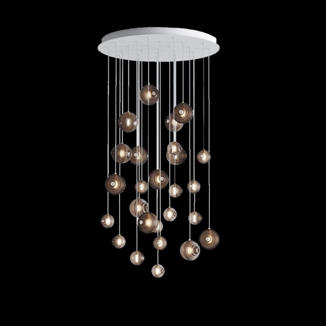 Cosmic Sphere Cascade Chandelier - Vakkerlight
