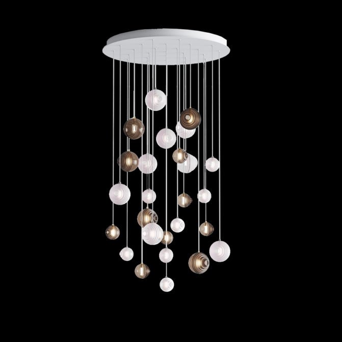 Cosmic Sphere Cascade Chandelier - Vakkerlight