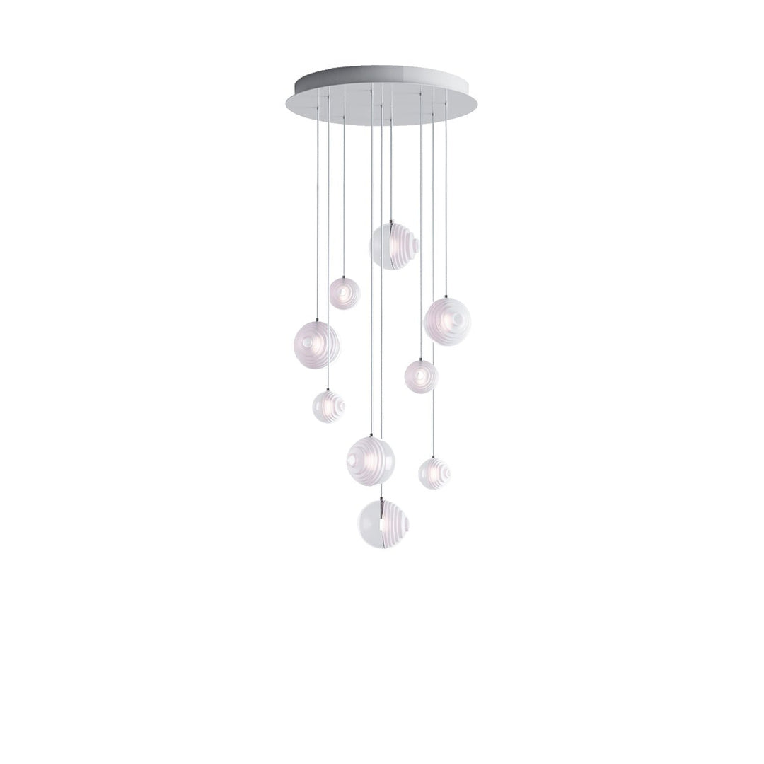 Cosmic Sphere Cascade Chandelier - Vakkerlight