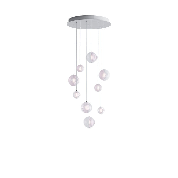 Cosmic Sphere Cascade Chandelier - Vakkerlight