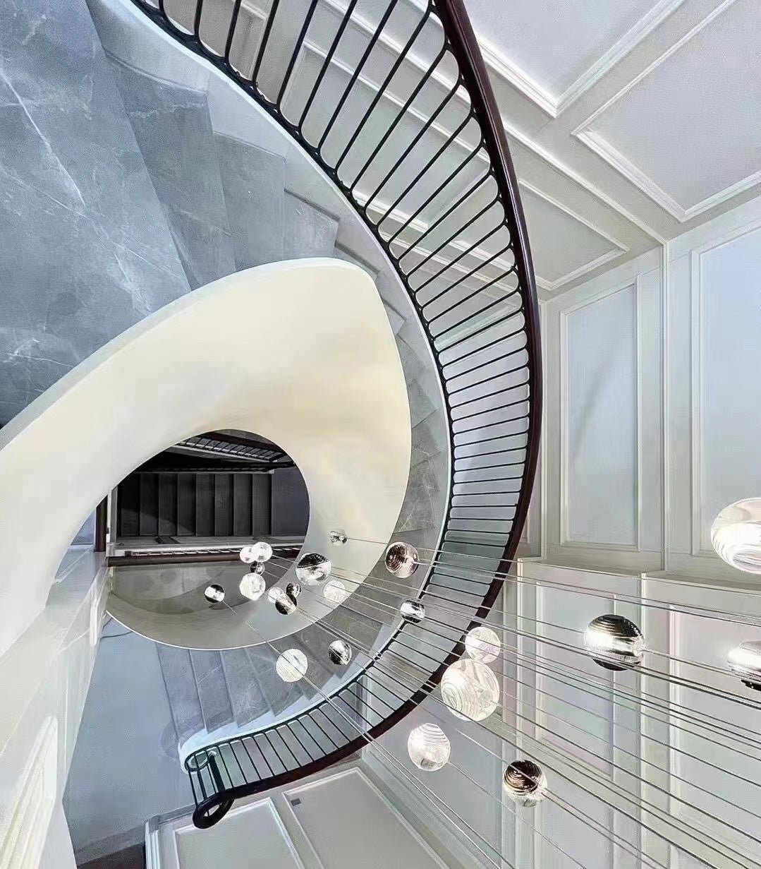 Cosmic Sphere Cascade Chandelier - Vakkerlight