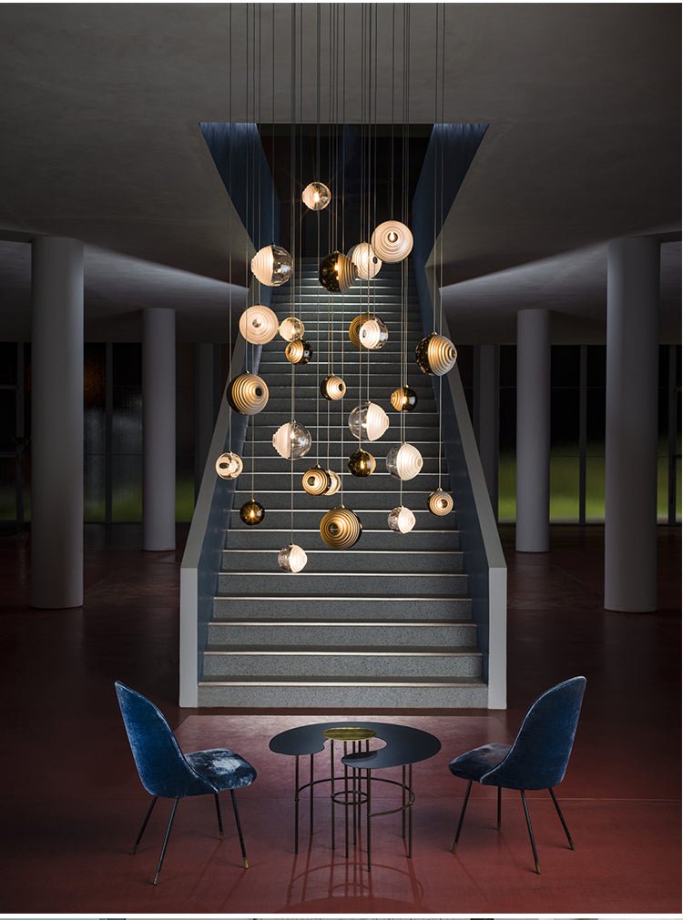 Cosmic Sphere Cascade Chandelier - Vakkerlight