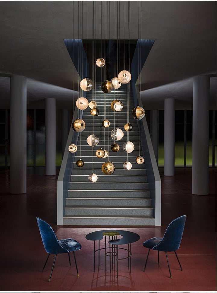 Cosmic Sphere Cascade Chandelier - Vakkerlight