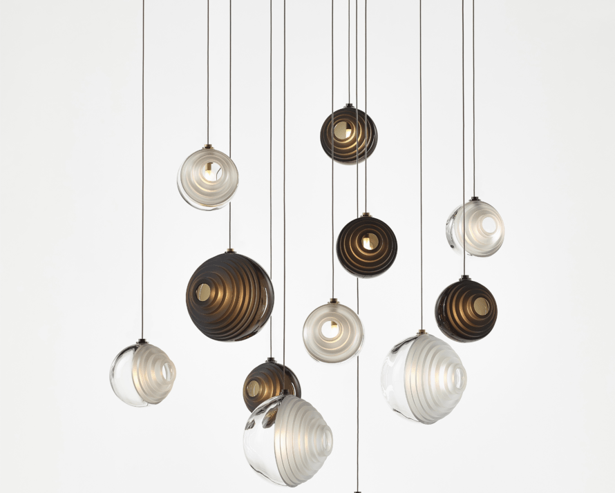 Cosmic Sphere Cascade Chandelier - Vakkerlight