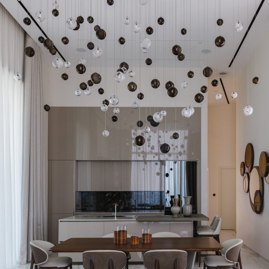 Cosmic Sphere Cascade Chandelier - Vakkerlight