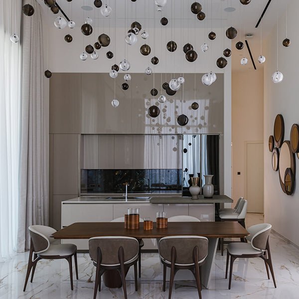 Cosmic Sphere Cascade Chandelier - Vakkerlight