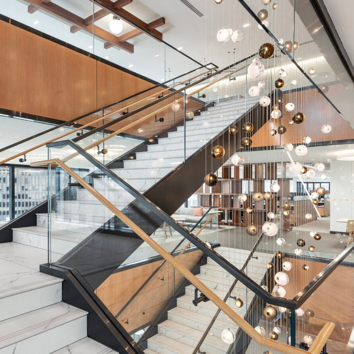 Cosmic Sphere Cascade Chandelier - Vakkerlight