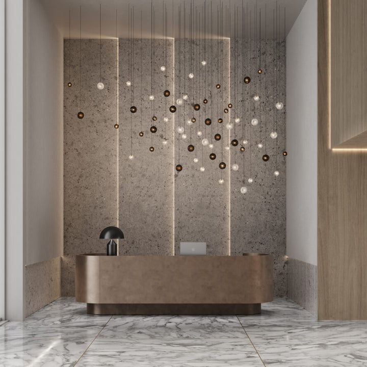 Cosmic Sphere Cascade Chandelier - Vakkerlight