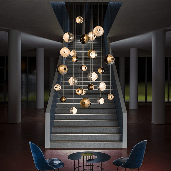 Cosmic Sphere Cascade Chandelier - Vakkerlight