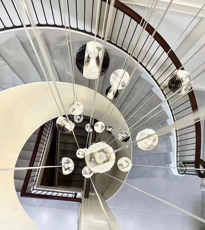 Cosmic Sphere Cascade Chandelier - Vakkerlight