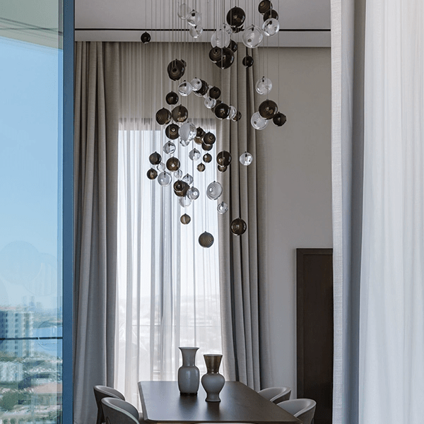 Cosmic Sphere Cascade Chandelier - Vakkerlight