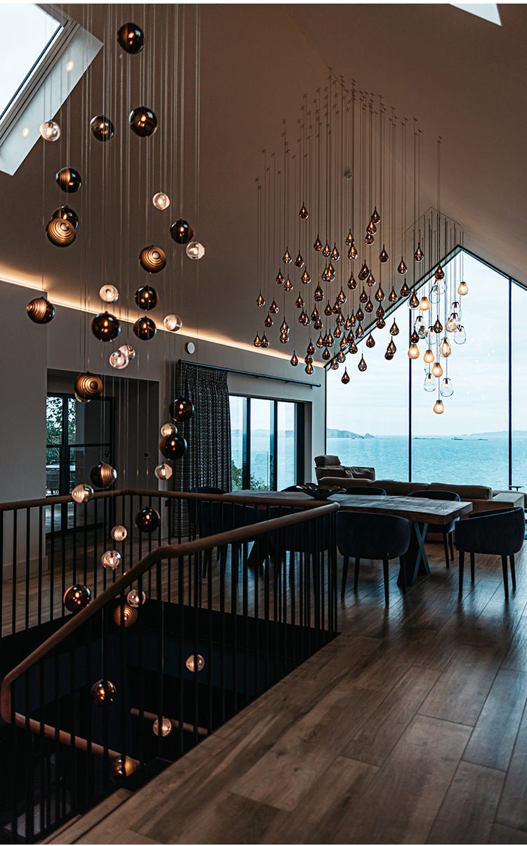 Cosmic Sphere Cascade Chandelier - Vakkerlight