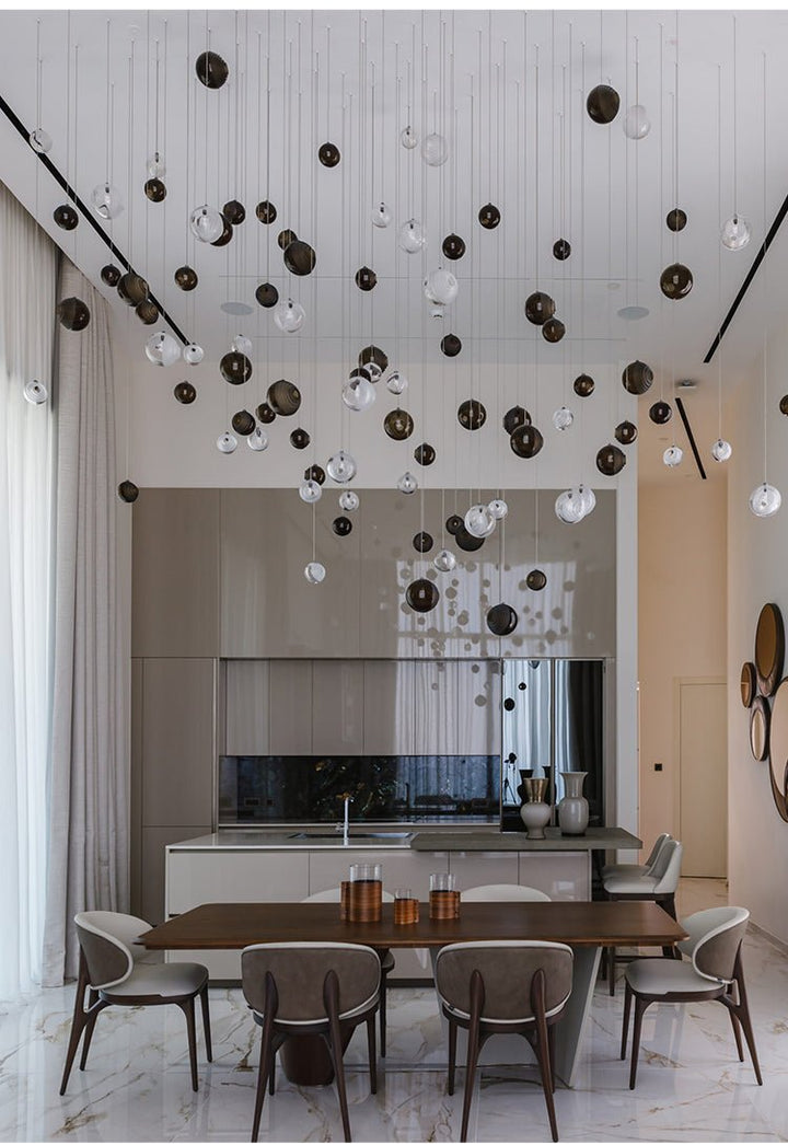 Cosmic Sphere Cascade Chandelier - Vakkerlight