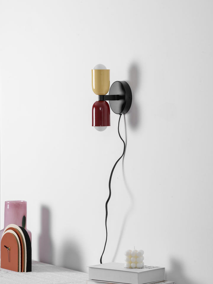 Couleur Double Plug In Wall Lamp - Vakkerlight