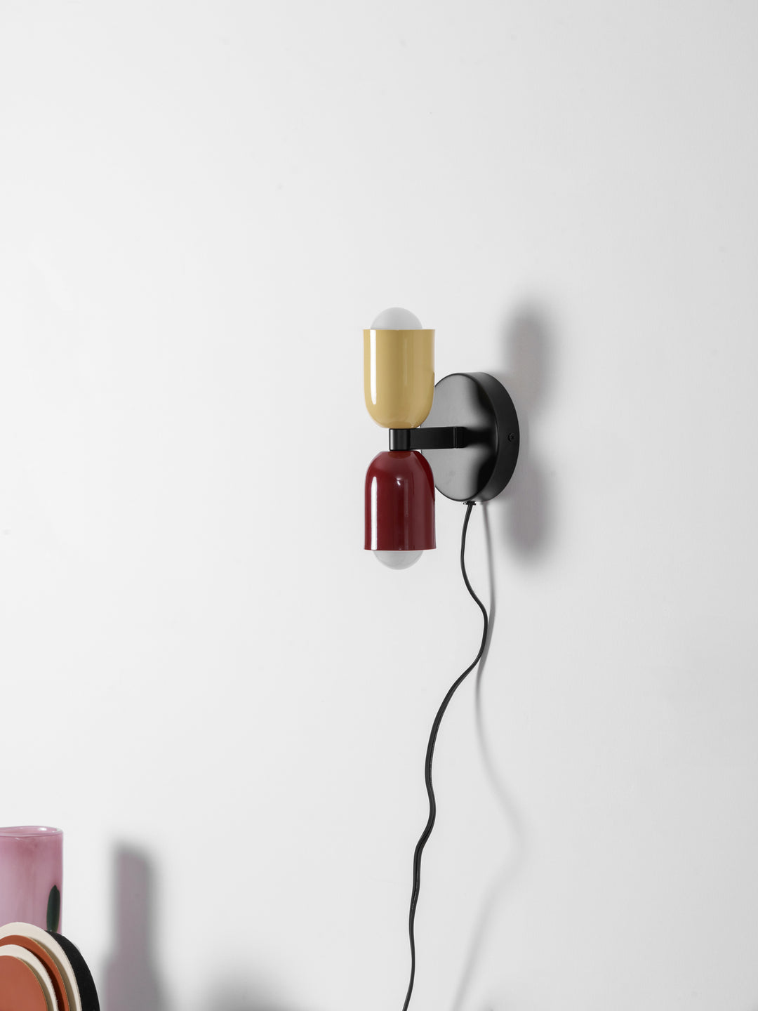 Couleur Double Plug In Wall Lamp - Vakkerlight