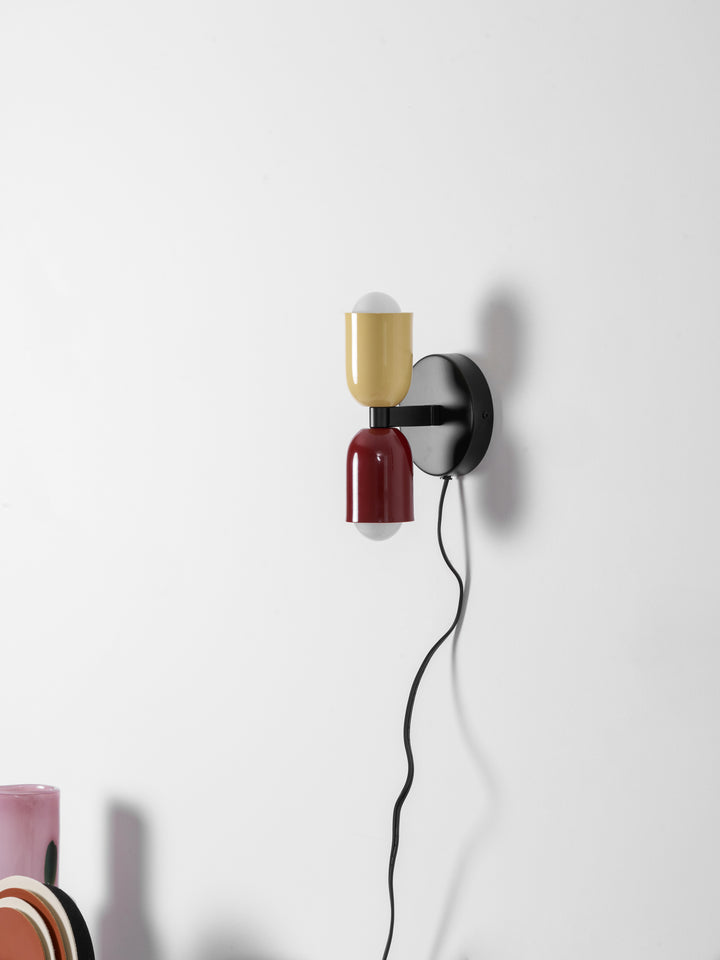 Couleur Double Plug In Wall Lamp - Vakkerlight