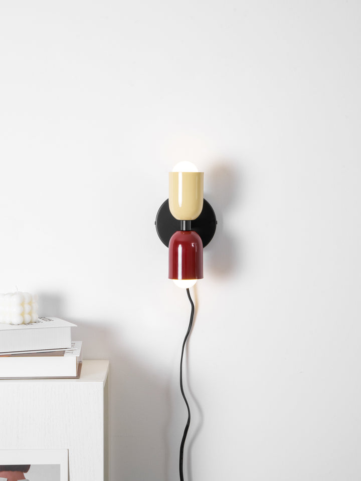 Couleur Double Plug In Wall Lamp - Vakkerlight