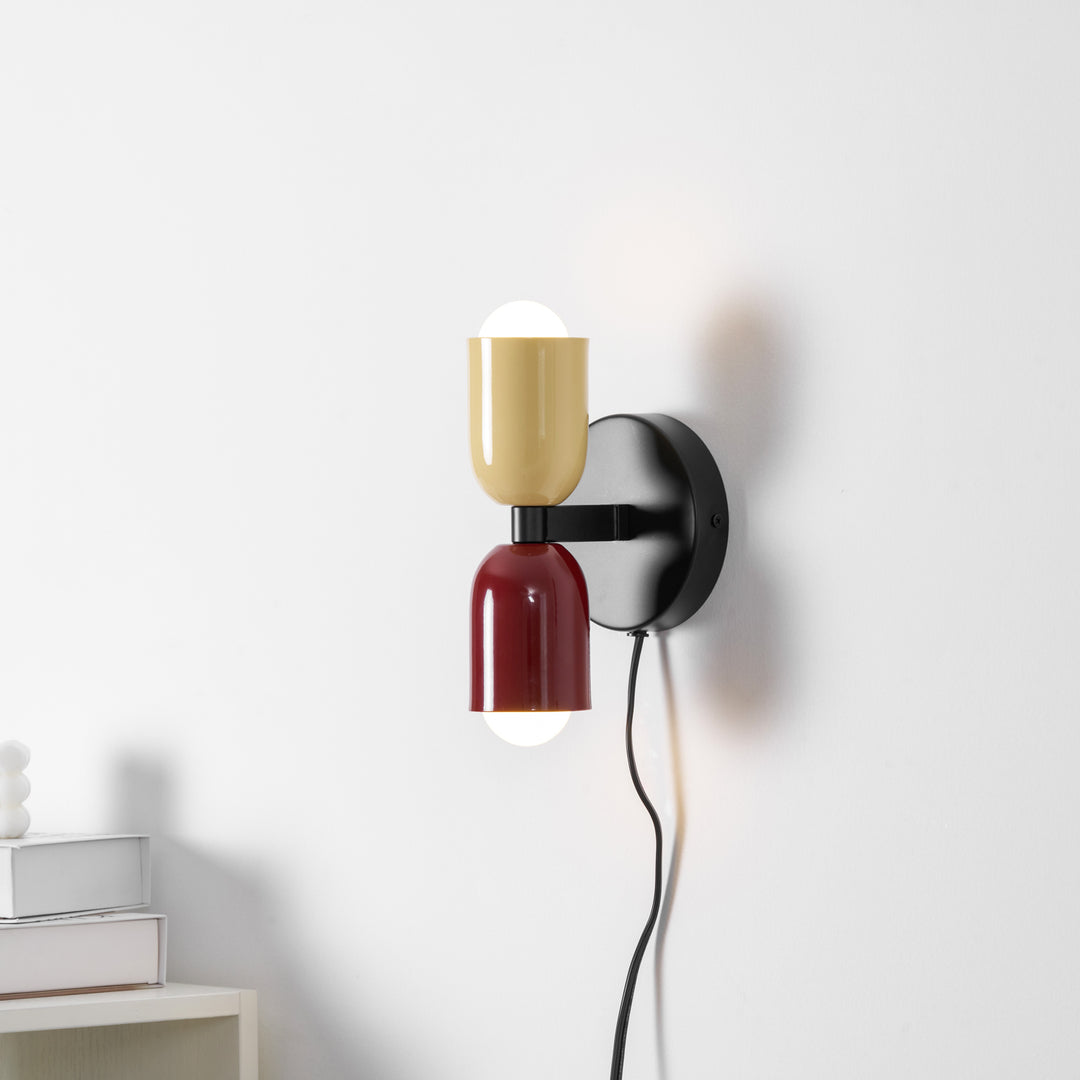 Couleur Double Plug In Wall Lamp - Vakkerlight