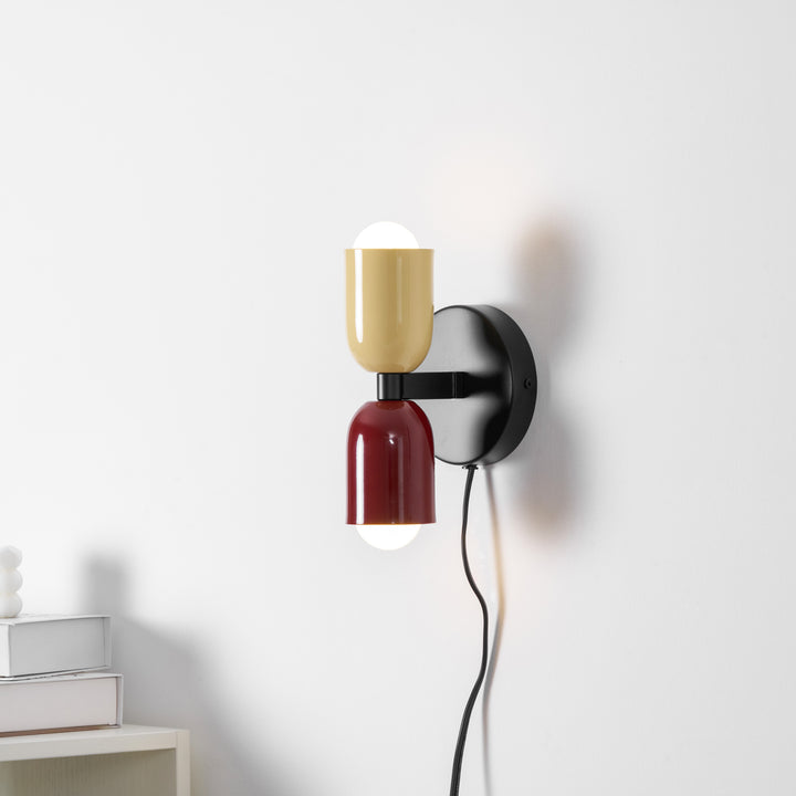 Couleur Double Plug In Wall Lamp - Vakkerlight