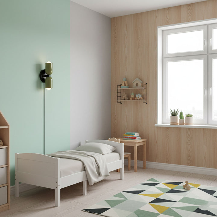 Couleur Double Plug In Wall Lamp - Vakkerlight