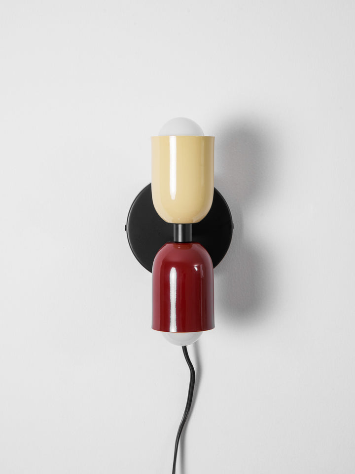 Couleur Double Plug In Wall Lamp - Vakkerlight