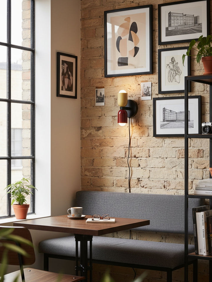 Couleur Double Plug In Wall Lamp - Vakkerlight