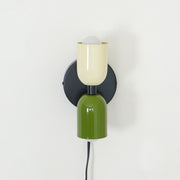 Couleur Double Plug In Wall Lamp
