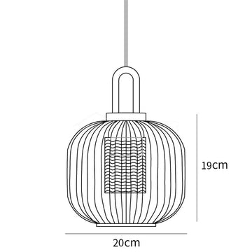 Luminária Suspenso Covent — Dimension drawings 3