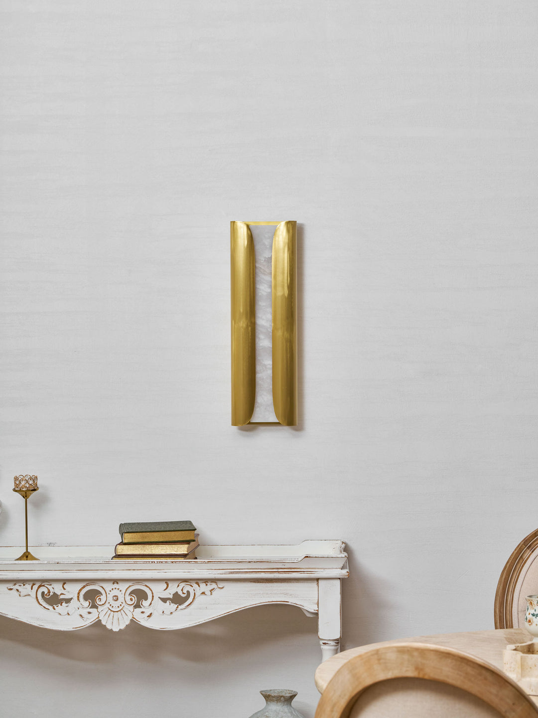 Cradled Alabaster Sconce - Vakkerlight