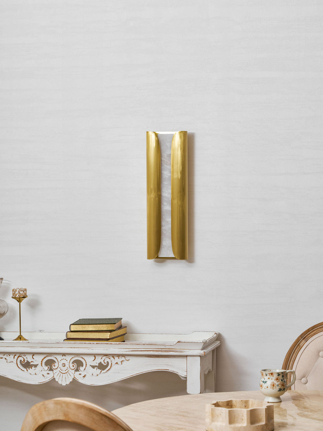 Cradled Alabaster Sconce - Vakkerlight