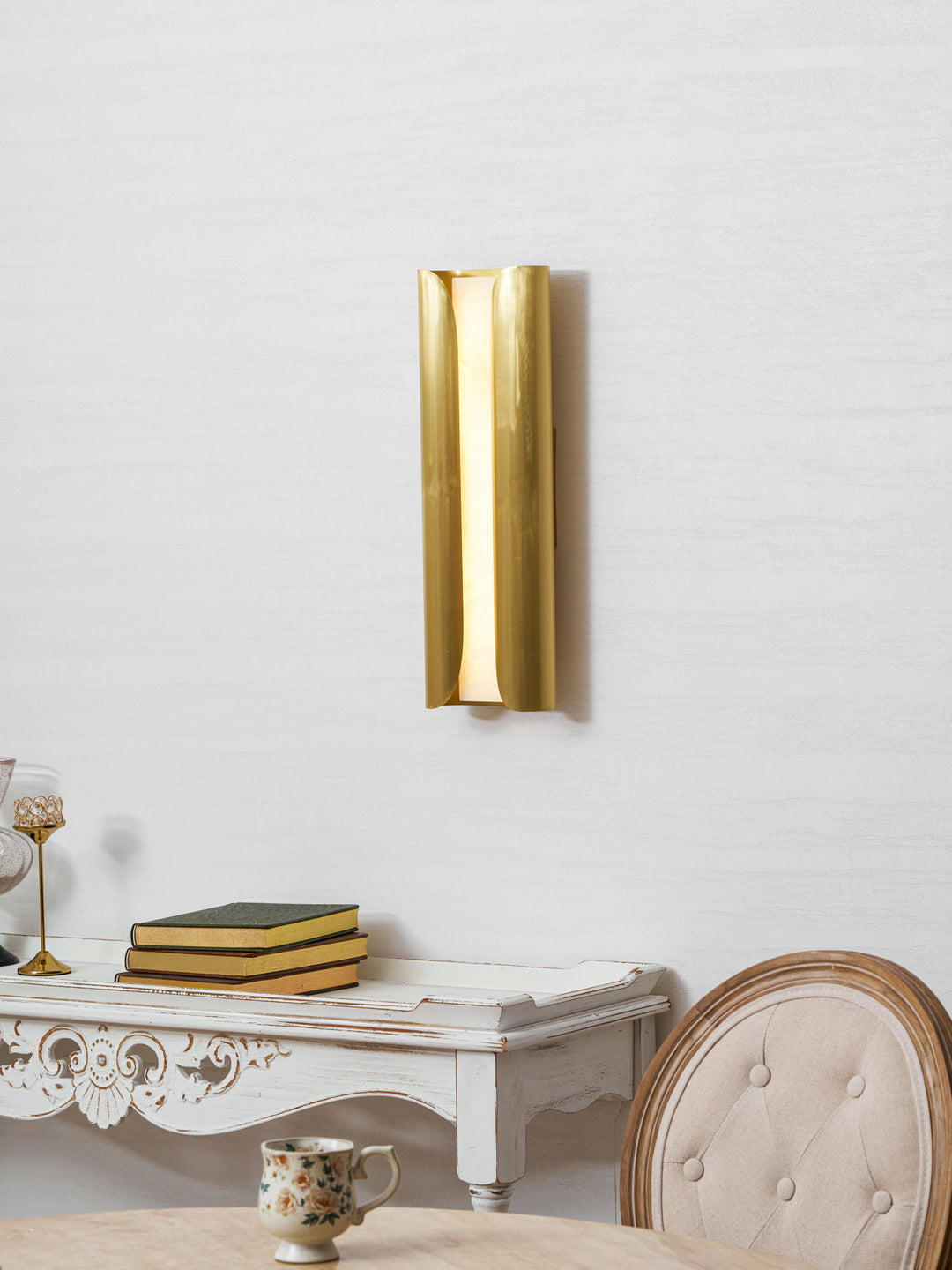 Cradled Alabaster Sconce - Vakkerlight
