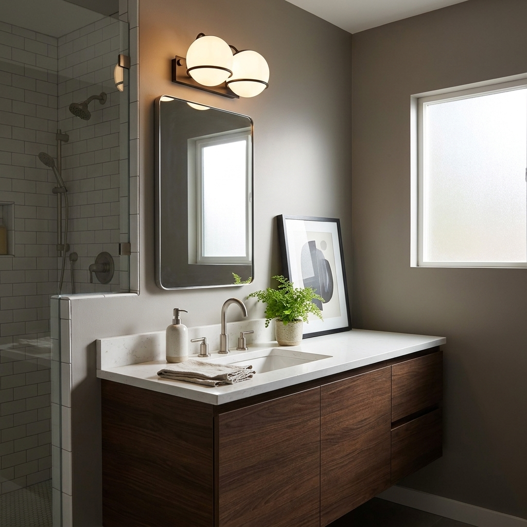 Cradled Globe Wall Sconce