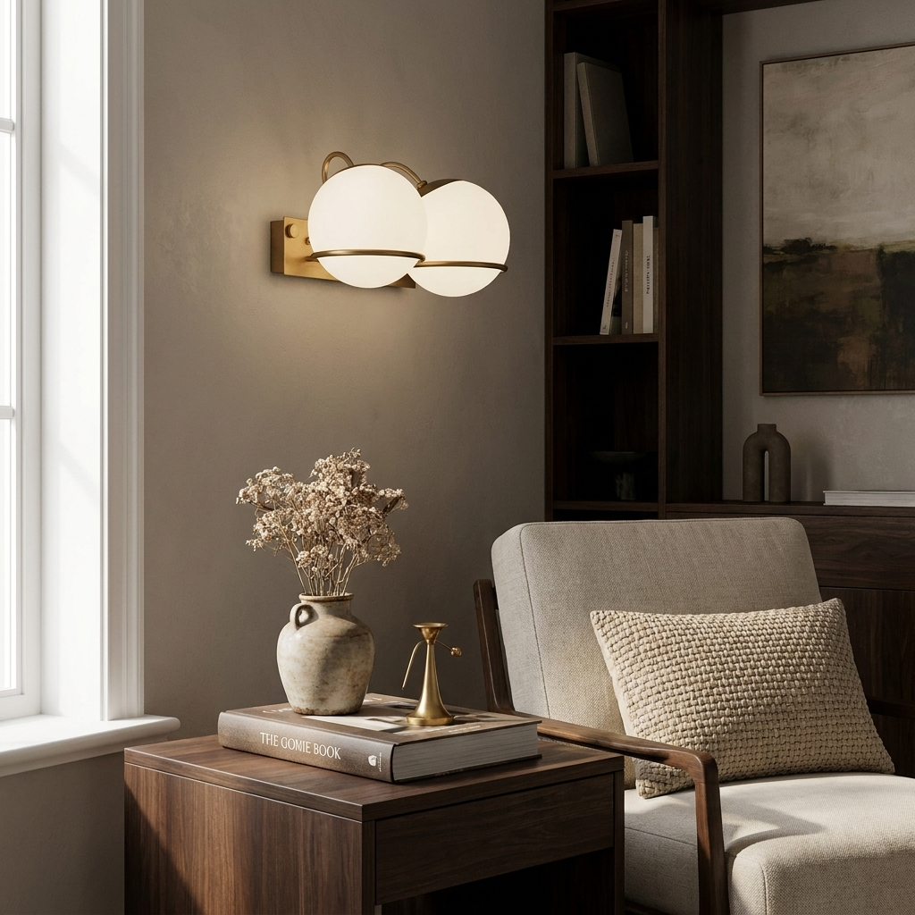 Cradled Globe Wall Sconce