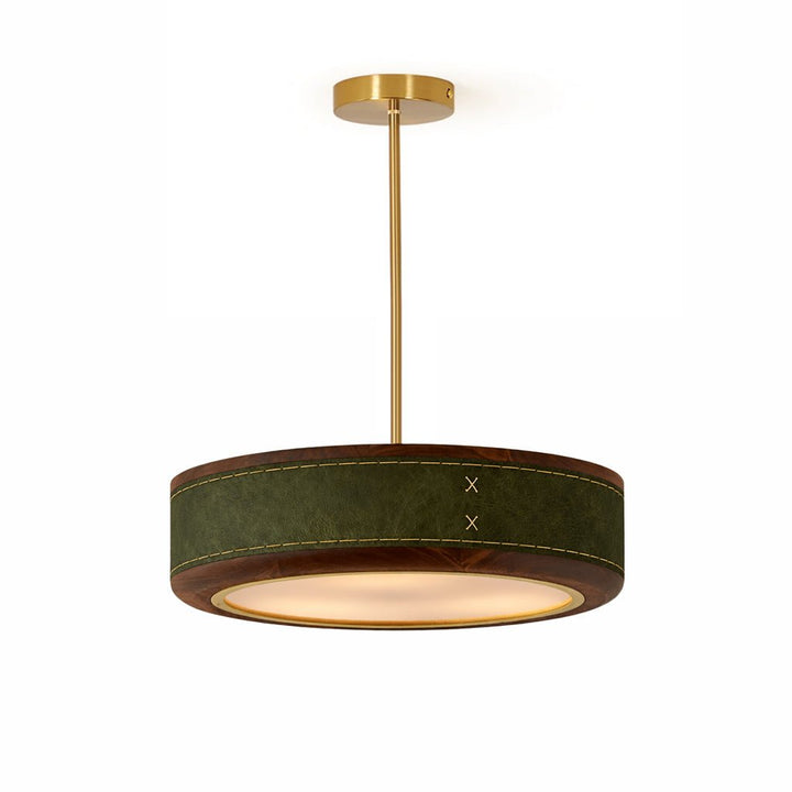 Crafted Leather Ceiling Light - Vakkerlight