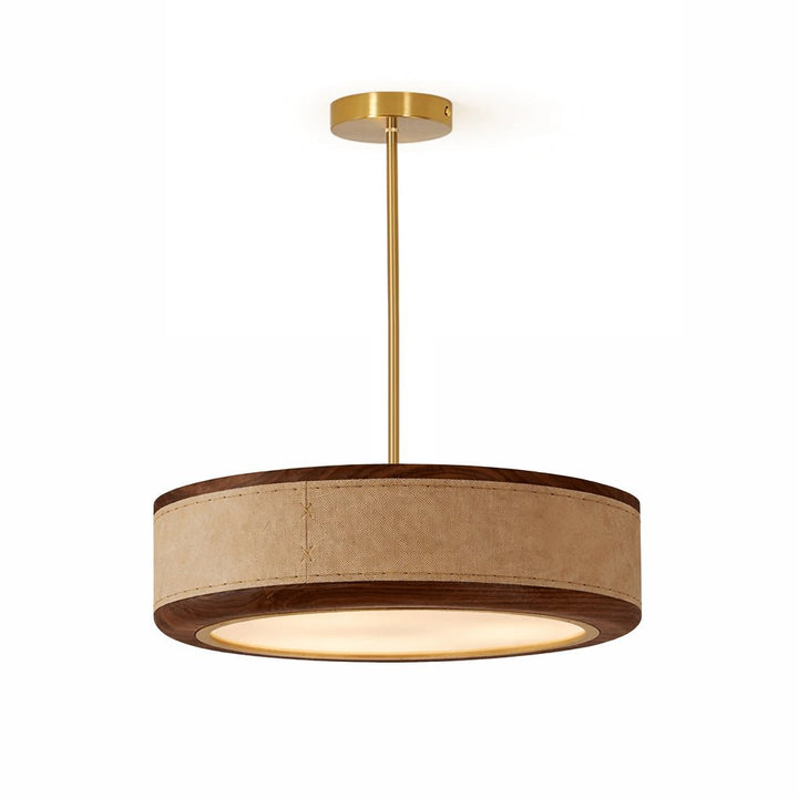 Crafted Leather Ceiling Light - Vakkerlight