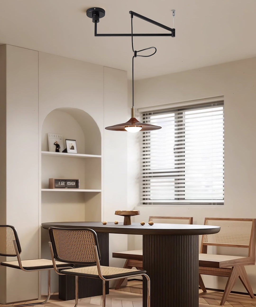 Crane Swing Arm Pendant Lamp - Vakkerlight