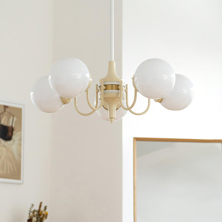 Cream Ball Chandelier - Vakkerlight