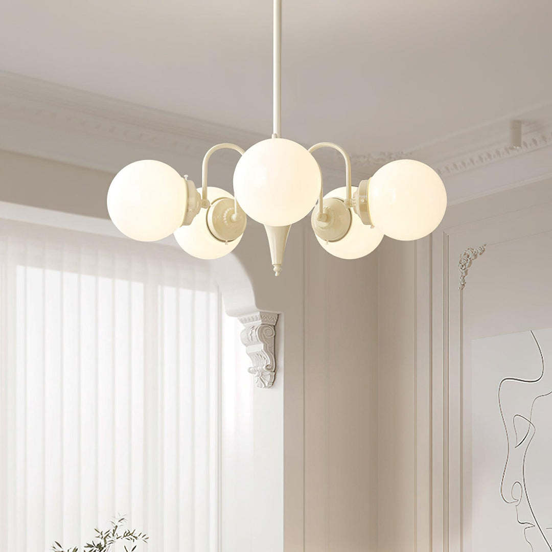 Cream Ball Chandelier - Vakkerlight