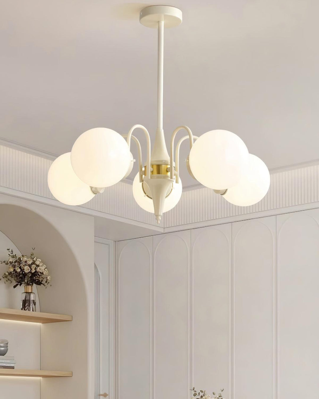 Cream Ball Chandelier - Vakkerlight