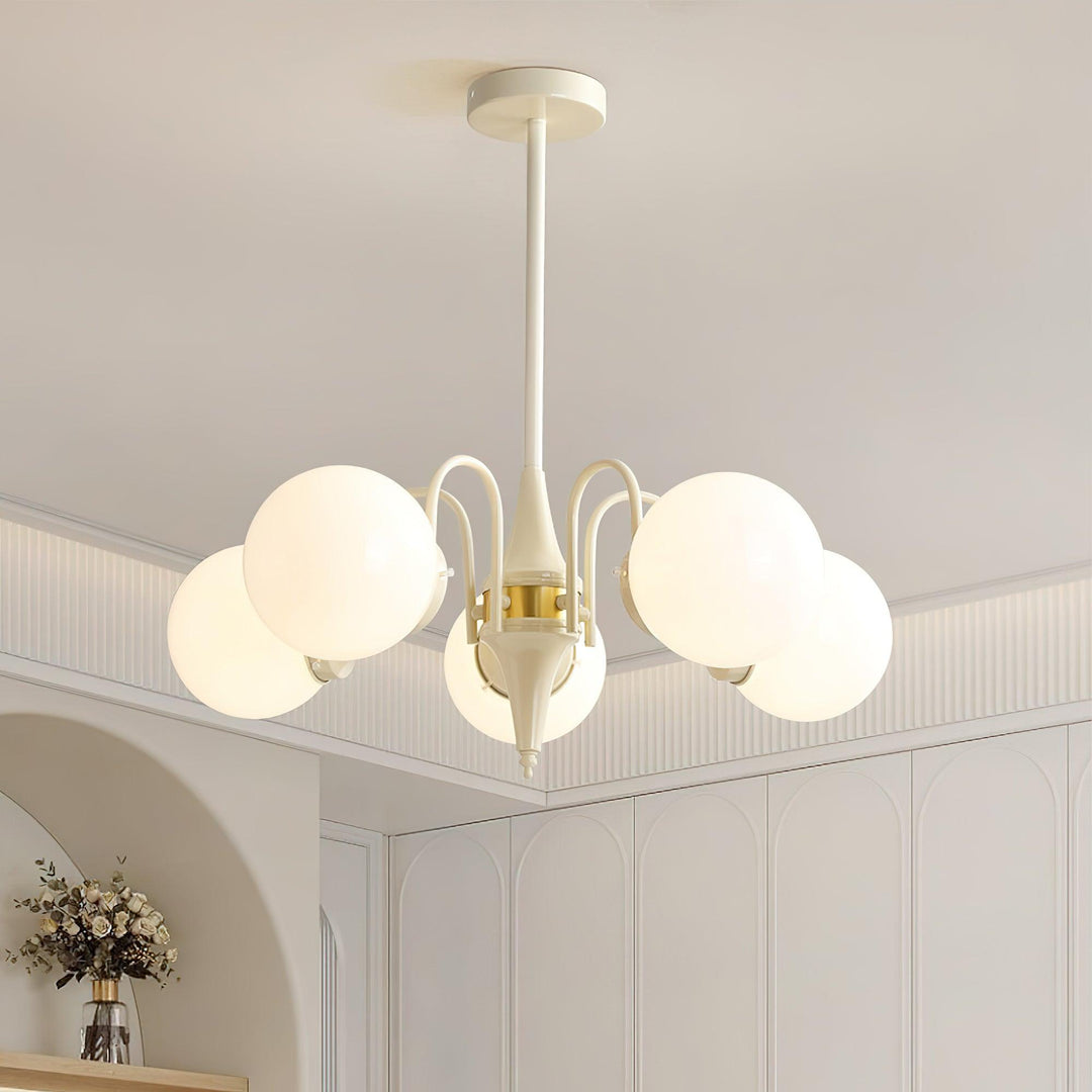 Cream Ball Chandelier - Vakkerlight