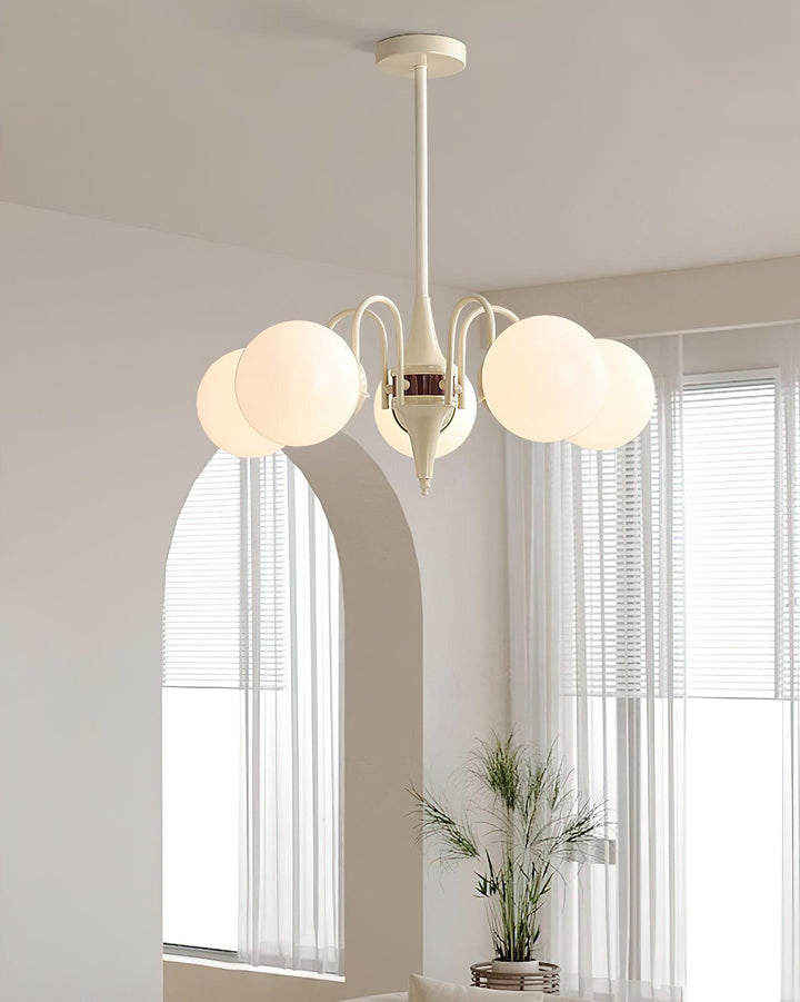 Cream Ball Chandelier - Vakkerlight