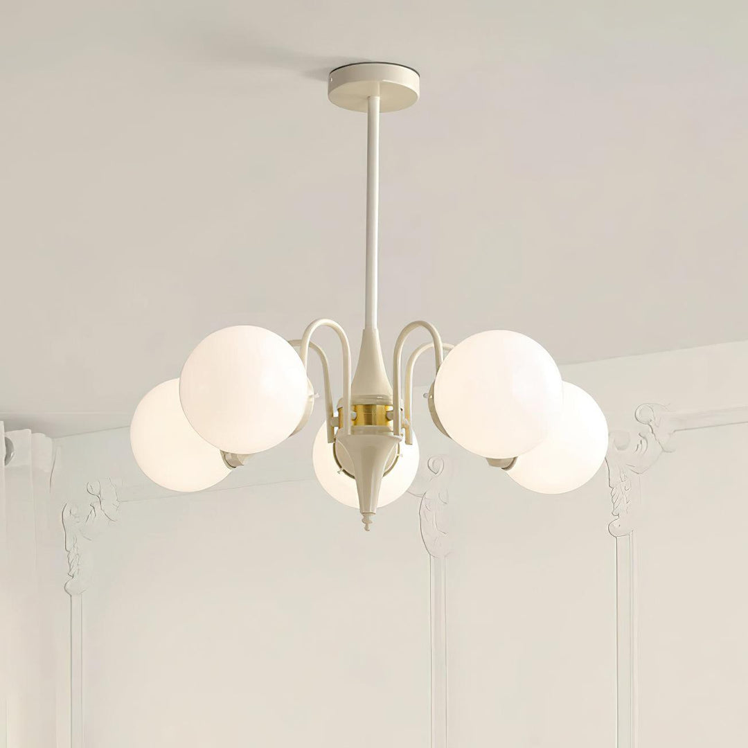 Cream Ball Chandelier - Vakkerlight