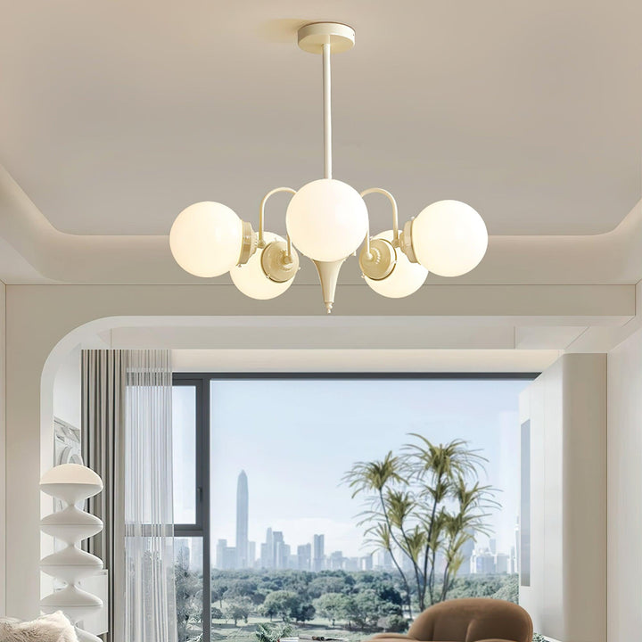 Cream Ball Chandelier - Vakkerlight