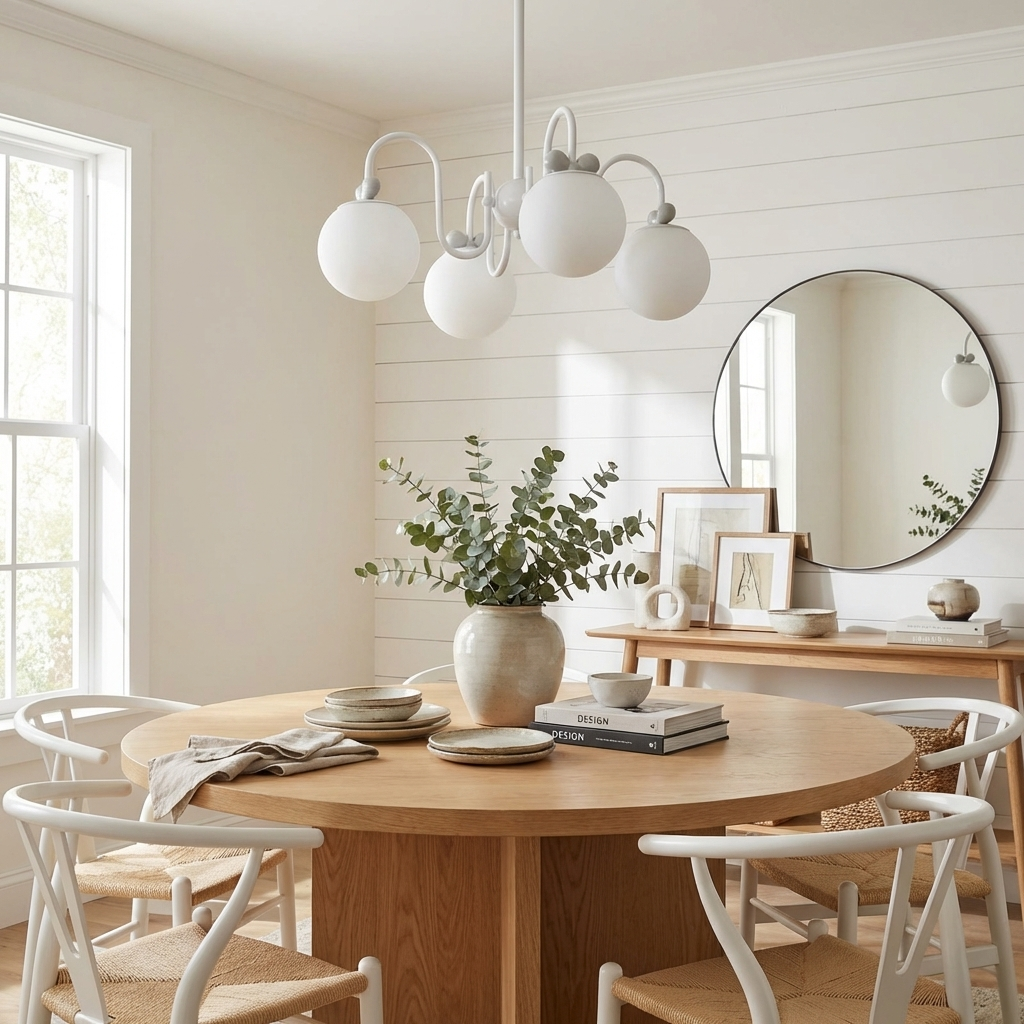 Cream Cherry Chandelier